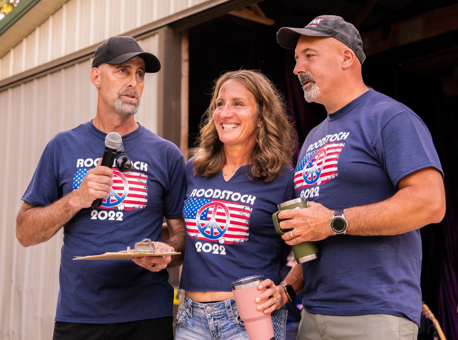 Bob and Becky Bieber of B&B Barbecue with friends at Roodstock